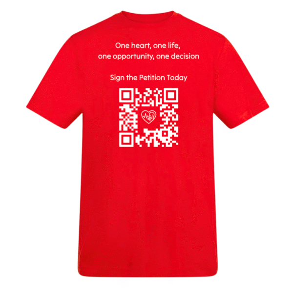 Heart Beat Bill. T-shirt Back